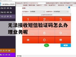 无法接收短信验证码怎么办理业务呢