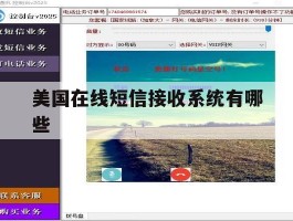 美国在线短信接收系统有哪些