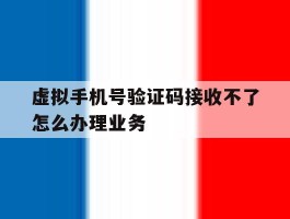 虚拟手机号验证码接收不了怎么办理业务的简单介绍