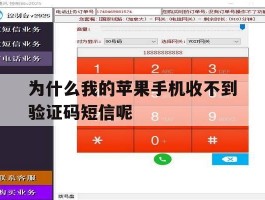 为什么我的苹果手机收不到验证码短信呢