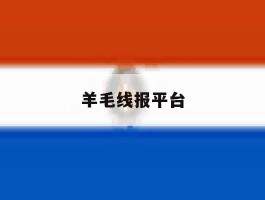 羊毛线报平台