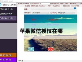 苹果微信授权在哪