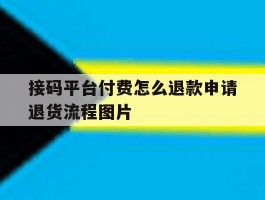 关于接码平台付费怎么退款申请退货流程图片的信息