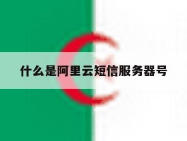 什么是阿里云短信服务器号