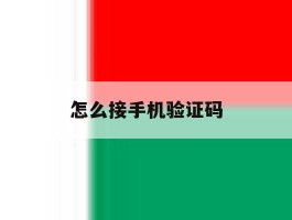 怎么接手机验证码