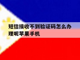 短信接收不到验证码怎么办理呢苹果手机